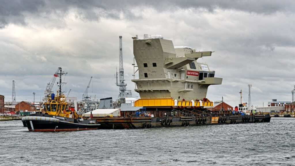 Bridge of the HMS Queen Elizabeth