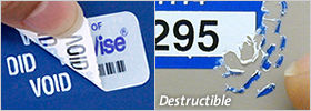 Tamper Evident Asset Labels